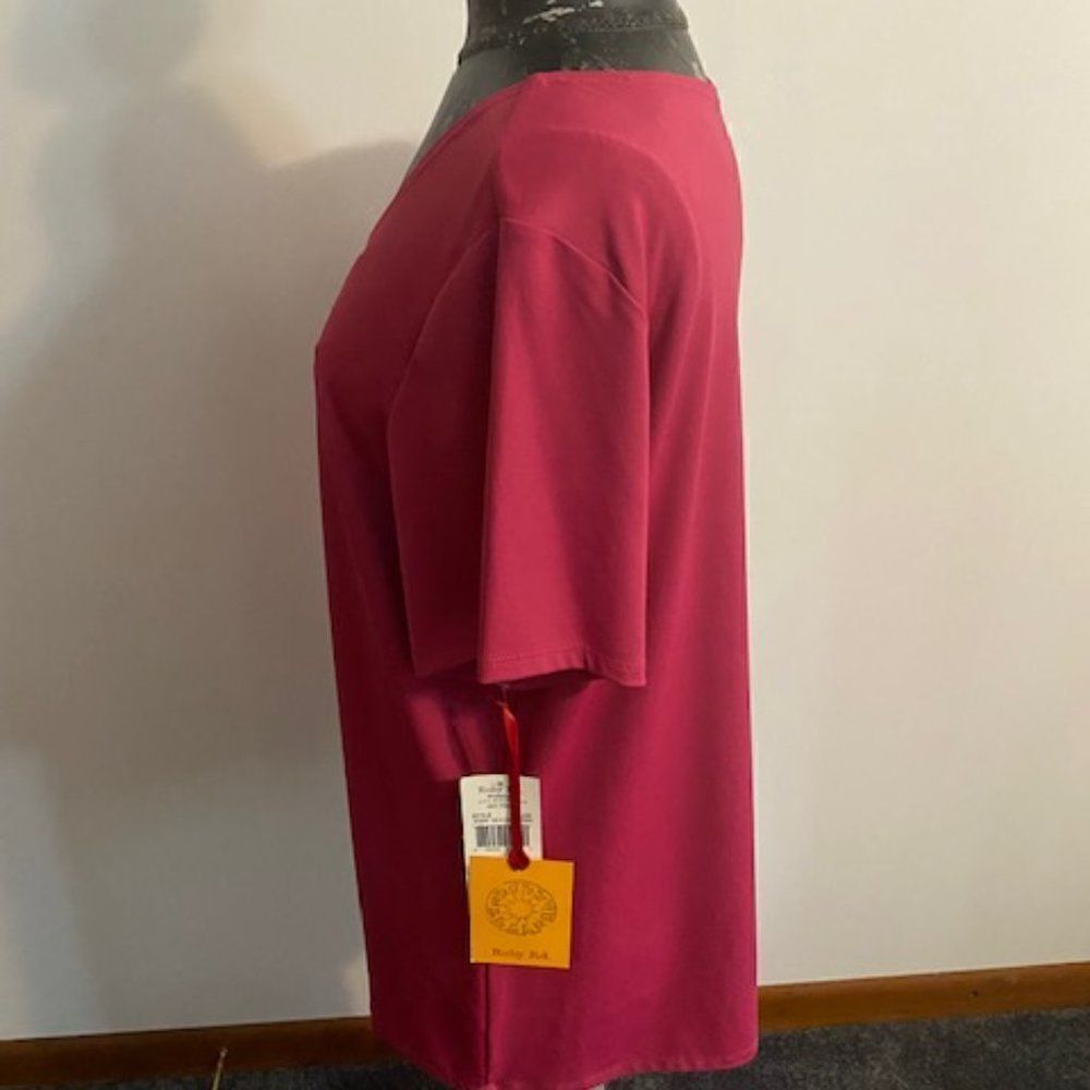 Ruby Red Raspberry shirt, size 1X - Picture 2 of 5